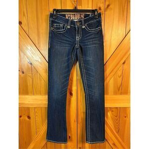 Hydraulic Jeans Bailey Slim Boot Dark Wash Denim 1/2 Short (4901)